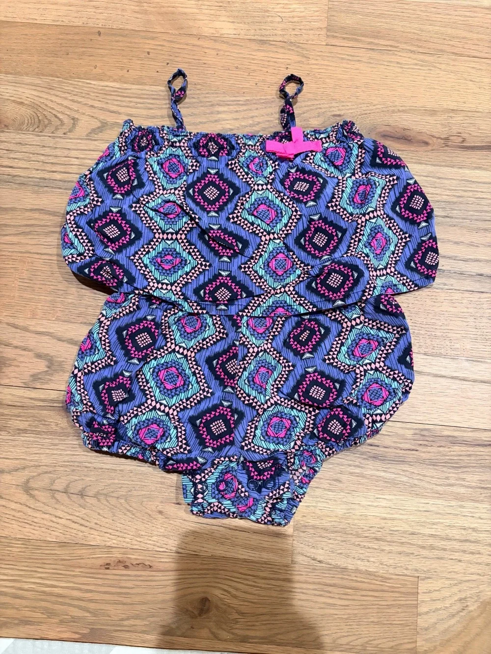 Carter’s baby girl printed romper